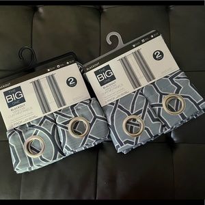 NWT THE BIG ONE BLACKOUT CURTAINS